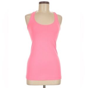 Women's Neon Pink Racerback Tank Top